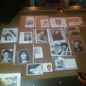 Collection of Signed Celebrity Headshots and Photos - Assorted Black & White